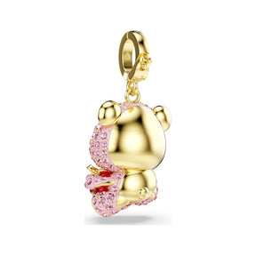 Swarovski Idyllia charm, keltakullattu ja vaaleanpunaiset kristallit, 5738357