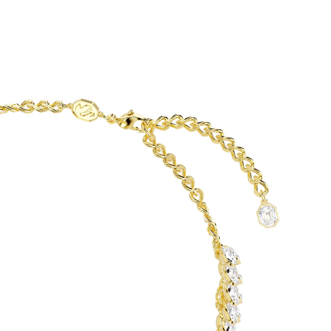 Swarovski Idyllia choker kaulakoru, keltakullanväri ja kirkkaat kristallit, 5723541