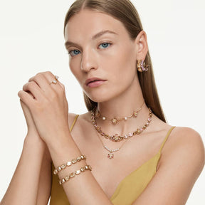 Swarovski Idyllia kaulakoru, keltakullanväri ja eri väriset kristallit, 5732385