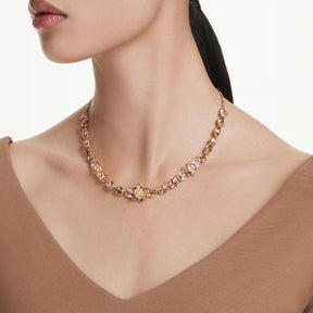 Swarovski Idyllia kaulakoru, keltakullanväri ja eri väriset kristallit, 5732385