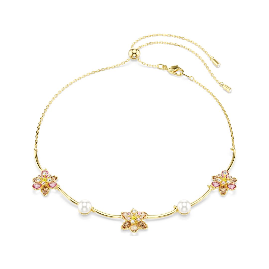 Swarovski Idyllia kaulakoru, keltakullanväri ja eri väriset kristallit, 5732388