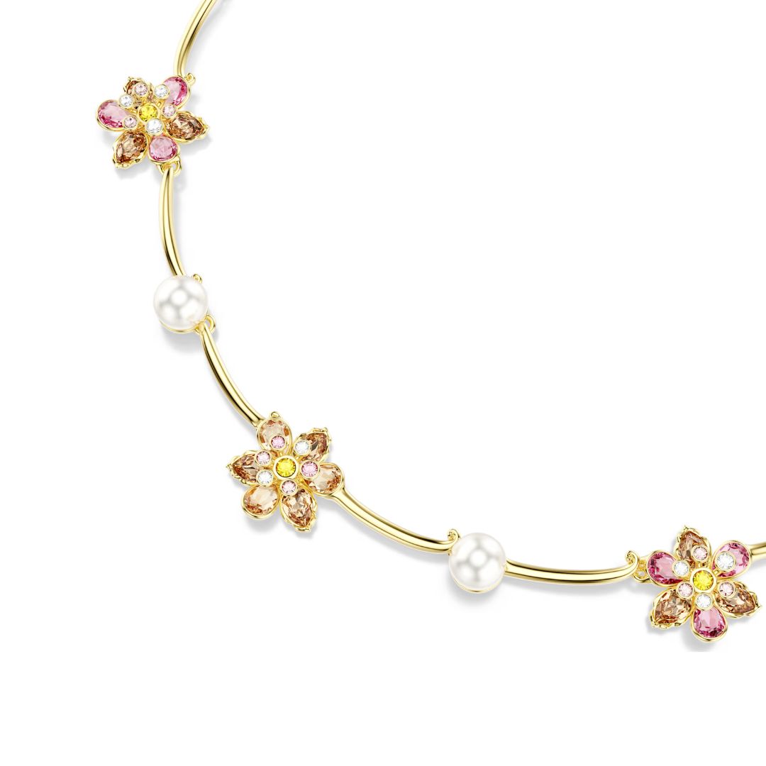 Swarovski Idyllia kaulakoru, keltakullanväri ja eri väriset kristallit, 5732388