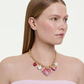 Swarovski Idyllia kaulakoru, keltakullattu, eriväriset kristallit ja zirkonit, 5742956