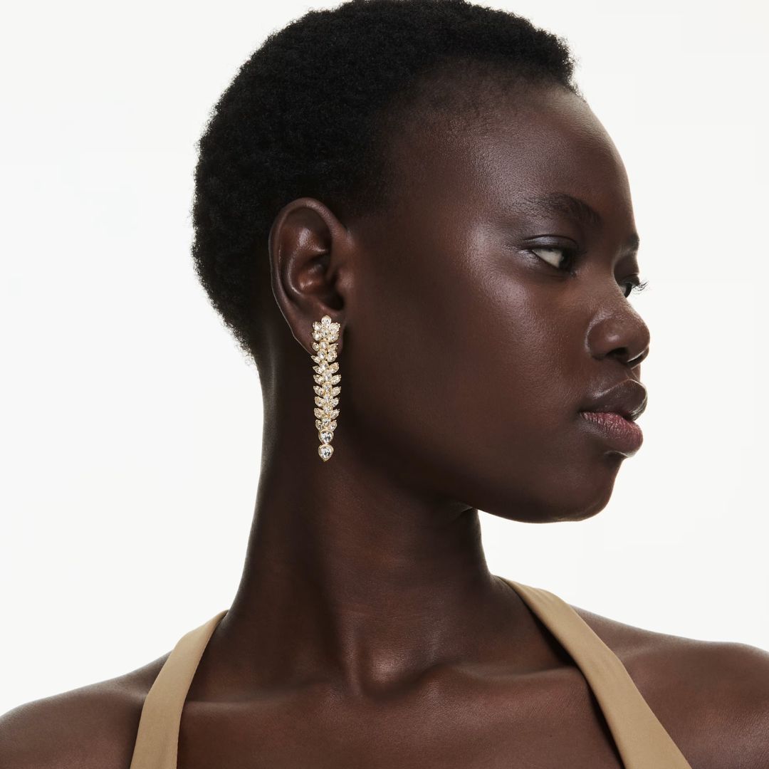 Swarovski Idyllia korvakorut, keltakullanväri ja kirkkaat kristallit, 5723138