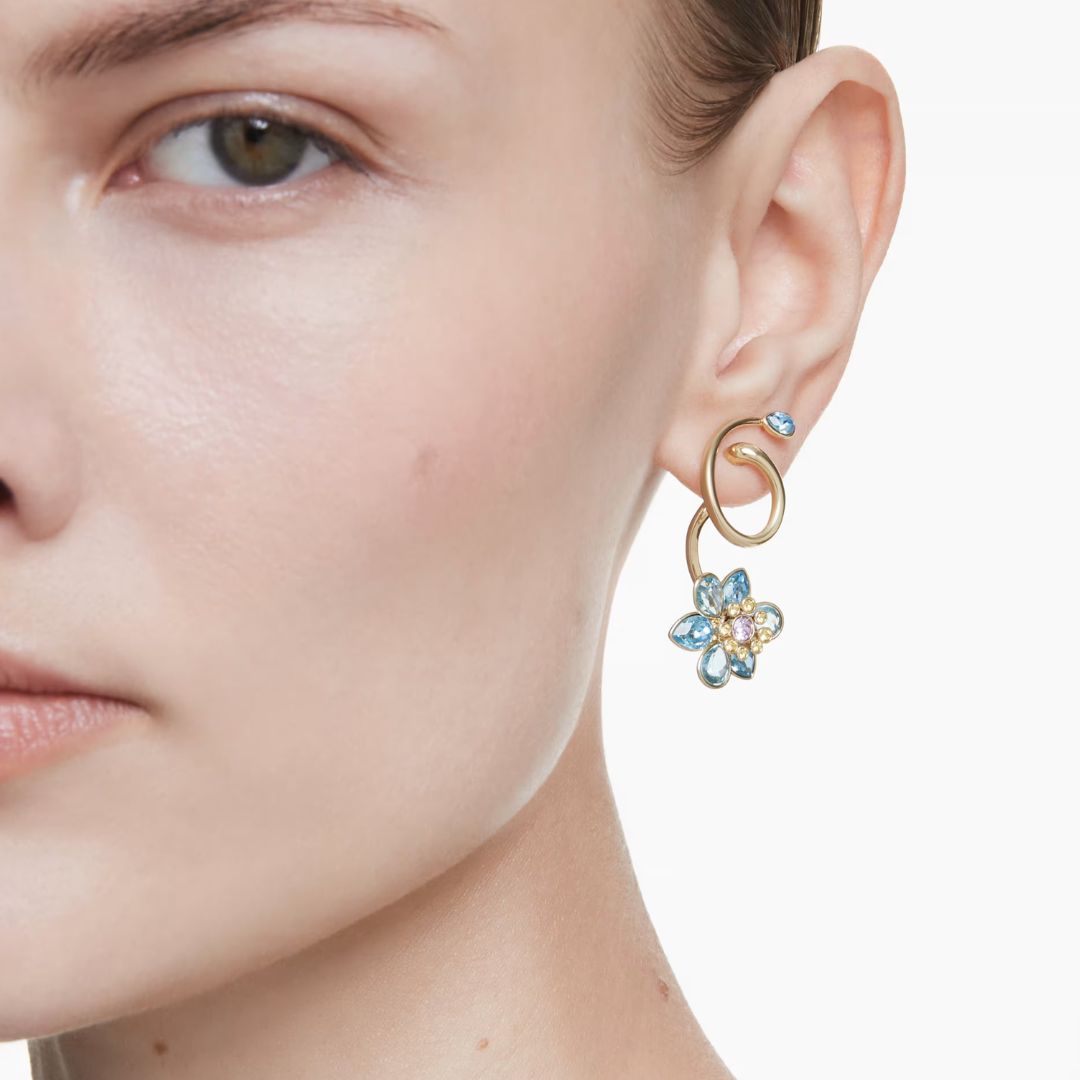 Swarovski Idyllia korvakorut, keltakullattu ja eri väriset kristallit 5709025