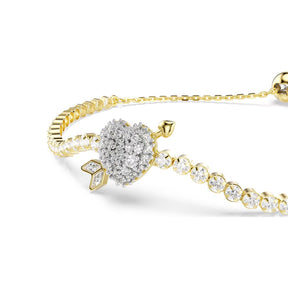 Swarovski Idyllia rannekoru, keltakullattu ja kirkkaat zirkonit, 5744061