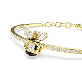 Swarovski Idyllia rannerengas, keltakullattu, kirkkaat zirkonit ja kristallit, 5742679