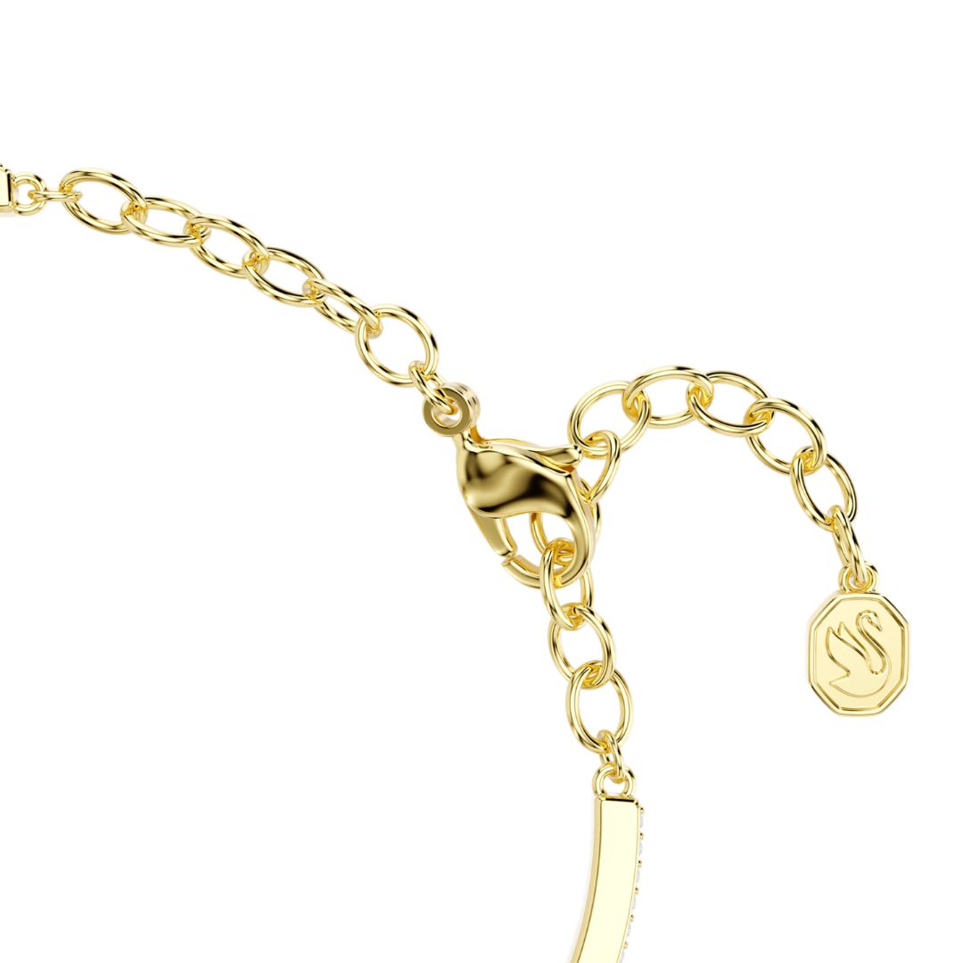 Swarovski Idyllia rannerengas, keltakullattu, kirkkaat zirkonit ja kristallit, 5742679