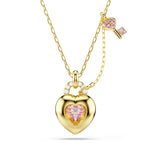 Swarovski Idyllia riipus, keltakullattu ja vaaleanpunaiset kristallit, 5737288