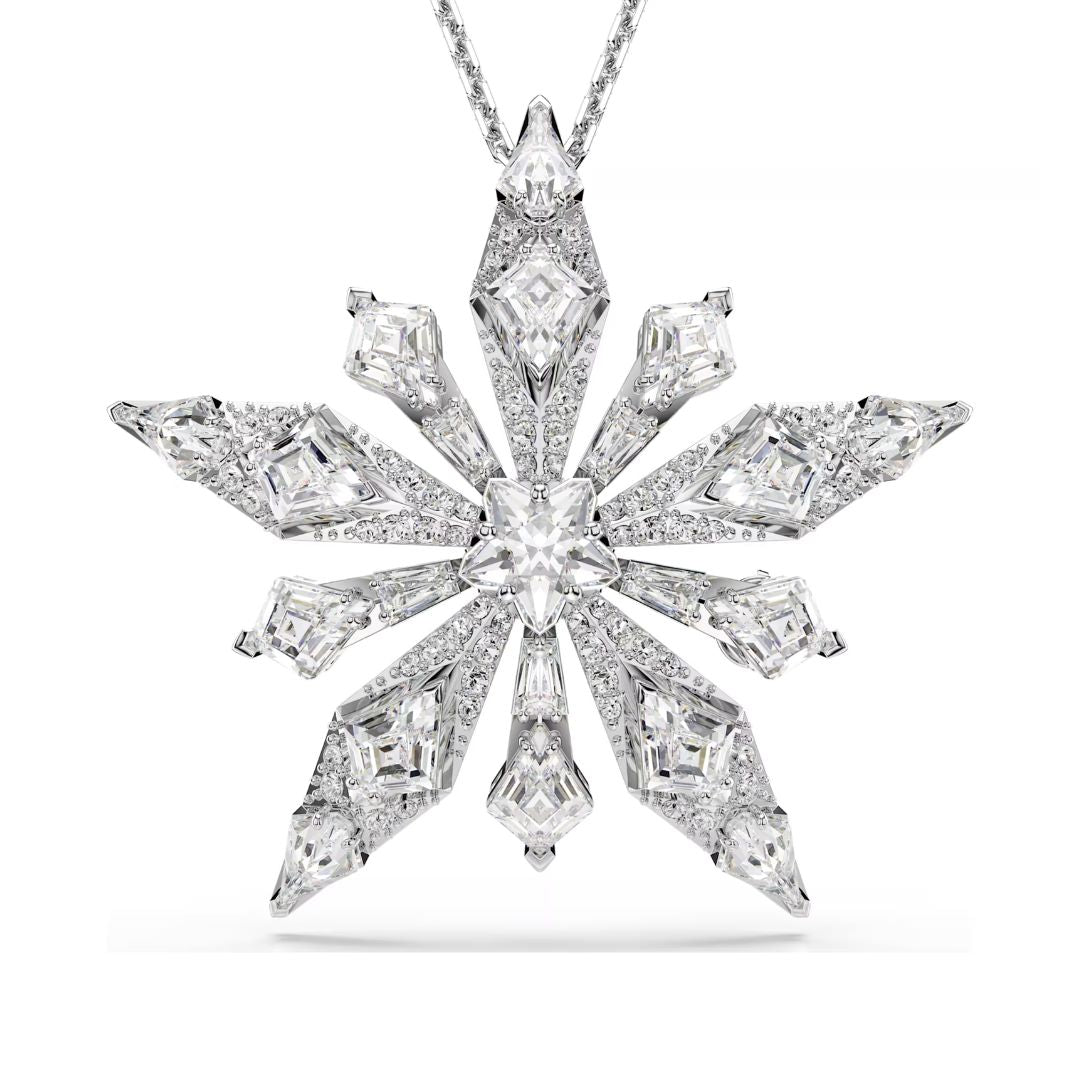 Swarovski Idyllia riipus ja rintakoru, vaalea metalli ja kirkkaat kristallit 5740116