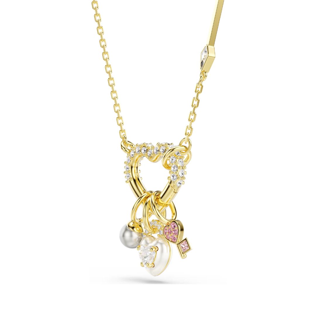 Swarovski Idyllia riipus, keltakullattu, eriväriset kristallit ja zirkonit, 5737290