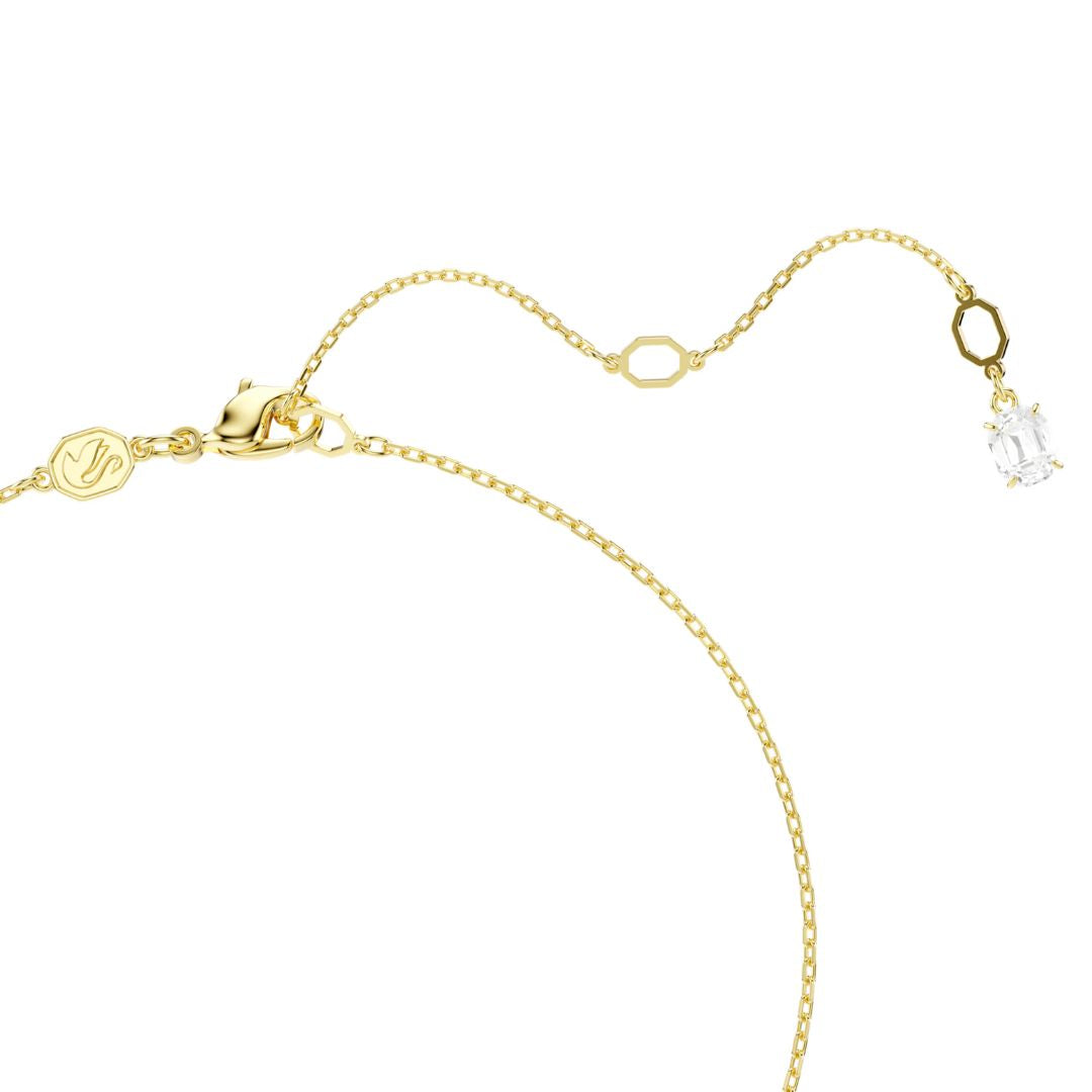 Swarovski Idyllia riipus, keltakullattu, vihreä kristalli ja kirkkaat zirkonit, 5709377