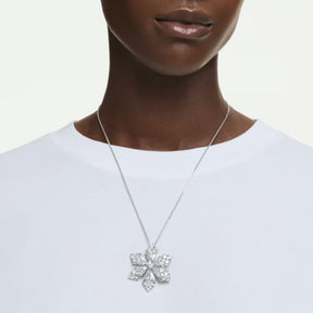 Swarovski Idyllia riipus/rintakoru, vaalea metalli ja kirkkaat kristallit, 5754685