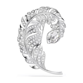 Swarovski Idyllia rintakoru, vaalea metalli ja kirkkaat kristallit 5747549