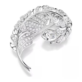 Swarovski Idyllia rintakoru, vaalea metalli ja kirkkaat kristallit 5747549