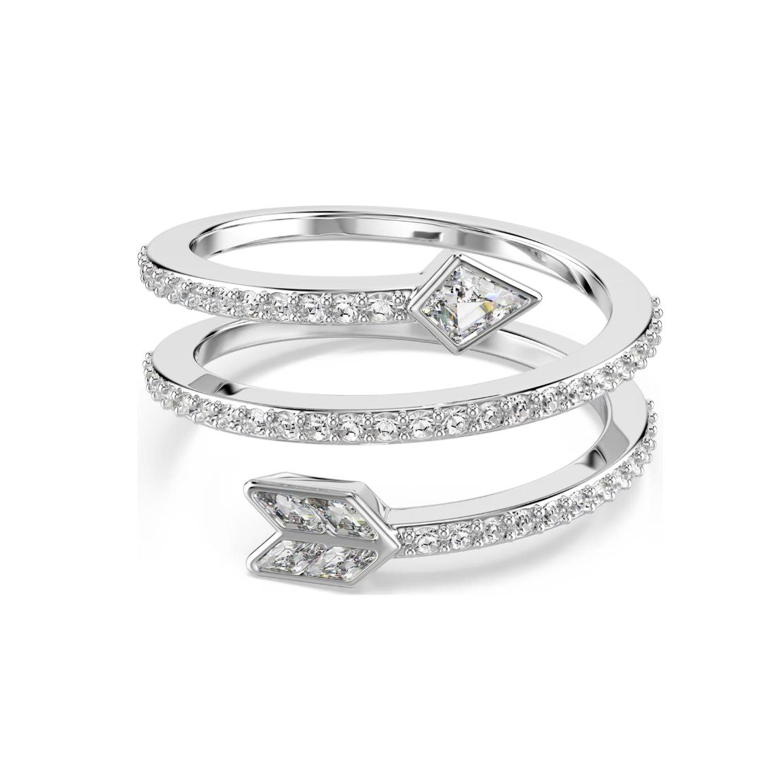 Swarovski Idyllia sormus, kirkkaat kristallit ja zirkonit