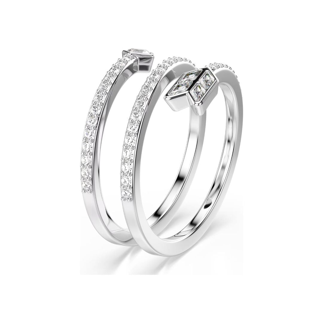 Swarovski Idyllia sormus, kirkkaat kristallit ja zirkonit