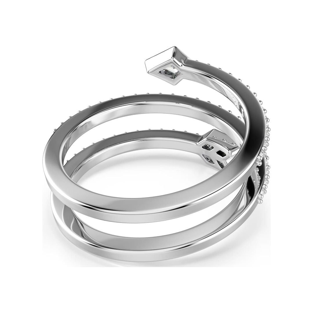 Swarovski Idyllia sormus, kirkkaat kristallit ja zirkonit