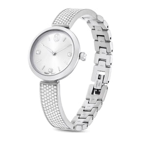 Swarovski Illumina rannekello, hopeanvärinen ja kirkkaat kristallit, 5671205