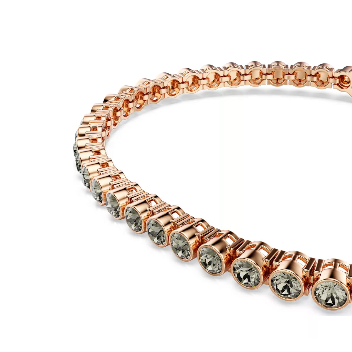 Swarovski Imber Emily Tennis rannekoru, ruusukullanväri ja harmaat kristallit, 5734240