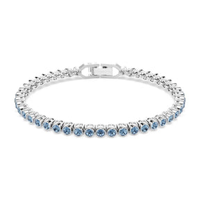 Swarovski Imber Emily Tennis rannekoru, vaalea metalli ja siniset kristallit, 5734239