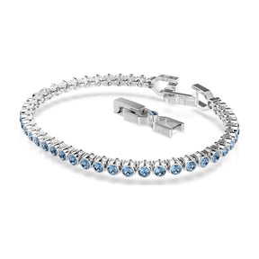 Swarovski Imber Emily Tennis rannekoru, vaalea metalli ja siniset kristallit, 5734239