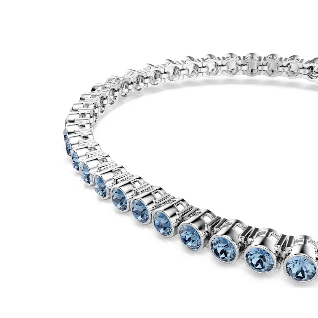 Swarovski Imber Emily Tennis rannekoru, vaalea metalli ja siniset kristallit, 5734239