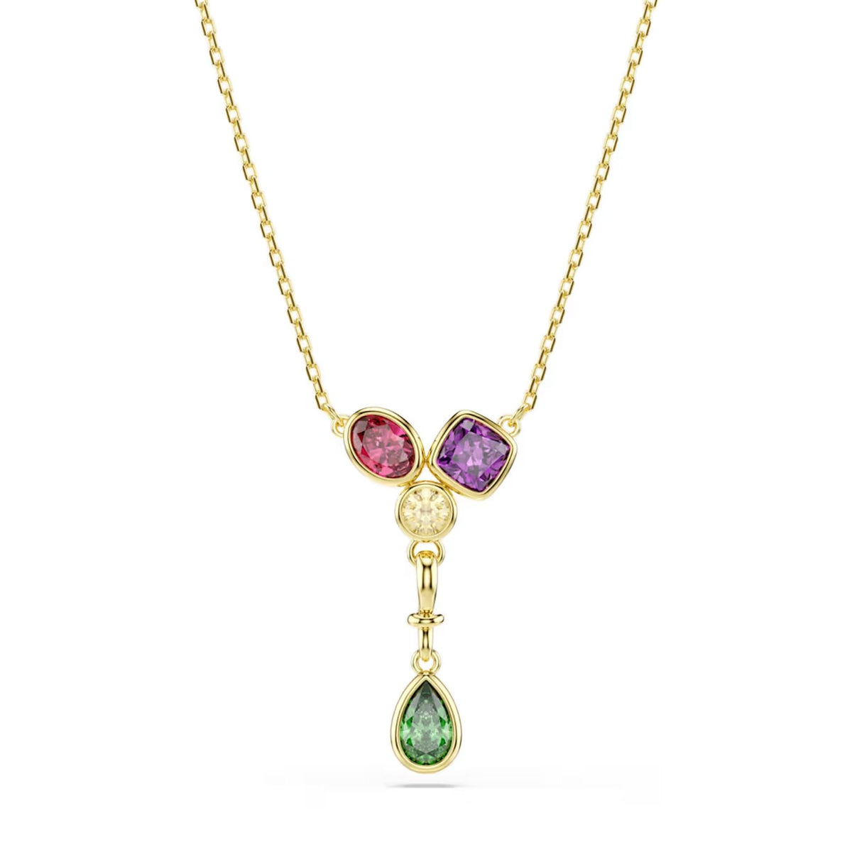 Swarovski Imber Y kaulakoru, keltakullattu ja eriväriset zirkonit, 5753261