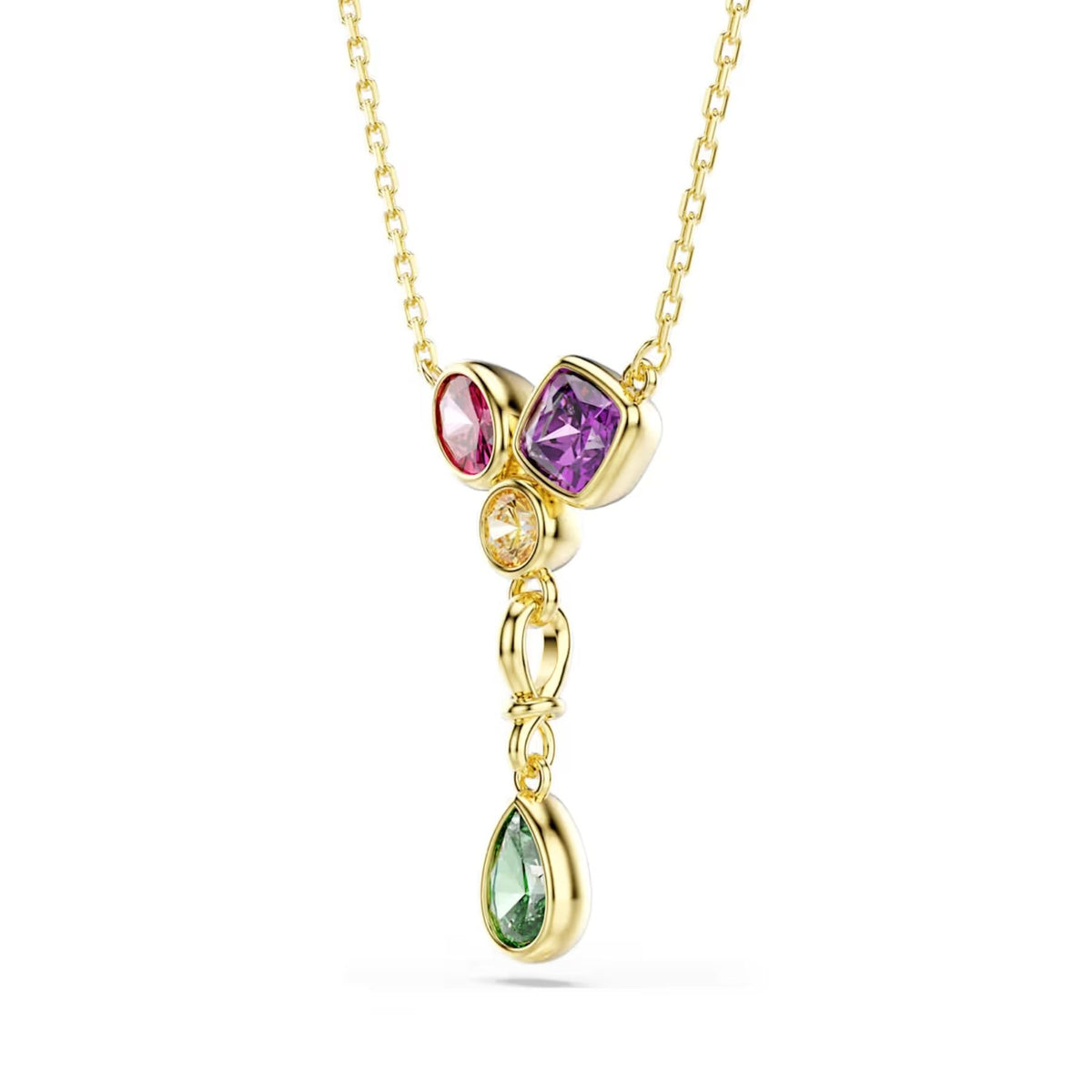 Swarovski Imber Y kaulakoru, keltakullattu ja eriväriset zirkonit, 5753261