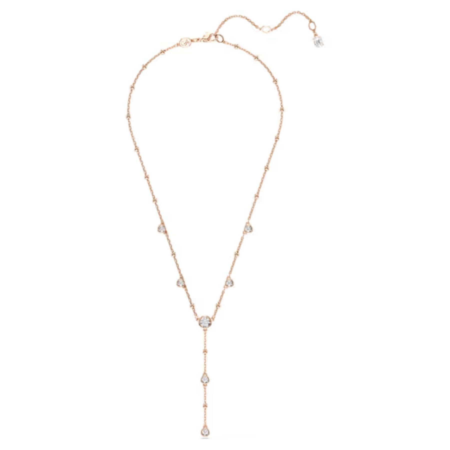 Swarovski Imber Y kaulakoru, rosekullattu, kirkkaat kristallit, 5763813