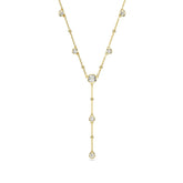 Swarovski Imber Y kaulakoru, keltakullattu ja kirkkaat kristallit, 5684510