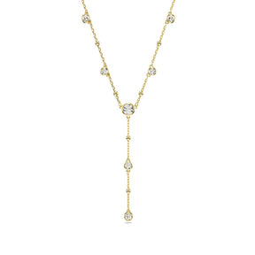 Swarovski Imber Y kaulakoru, keltakullattu ja kirkkaat kristallit, 5684510