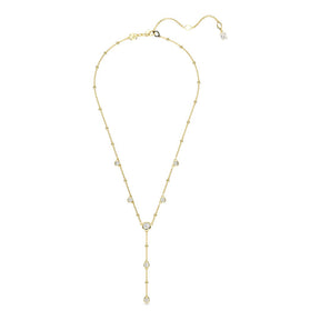 Swarovski Imber Y kaulakoru, keltakullattu ja kirkkaat kristallit, 5684510