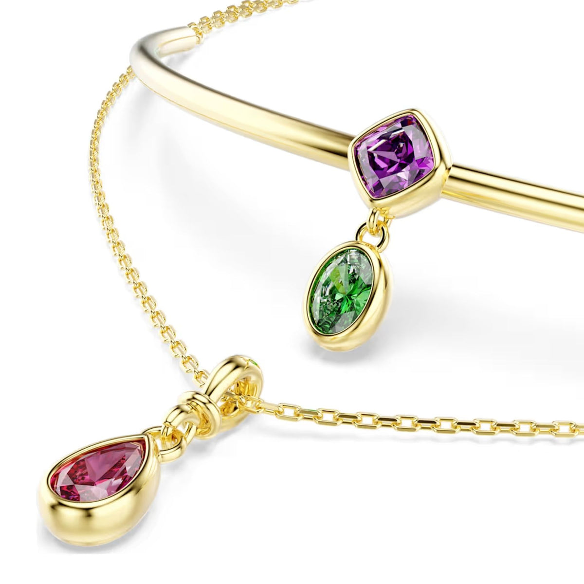 Swarovski Imber kaulakoru, keltakullattu ja eriväriset zirkonit, 5753273