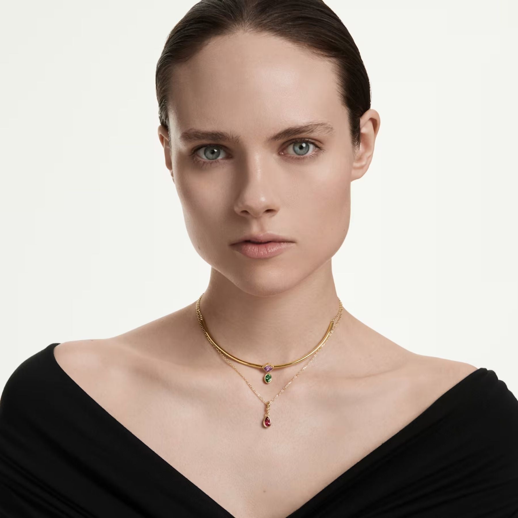 Swarovski Imber kaulakoru, keltakullattu ja eriväriset zirkonit, 5753273