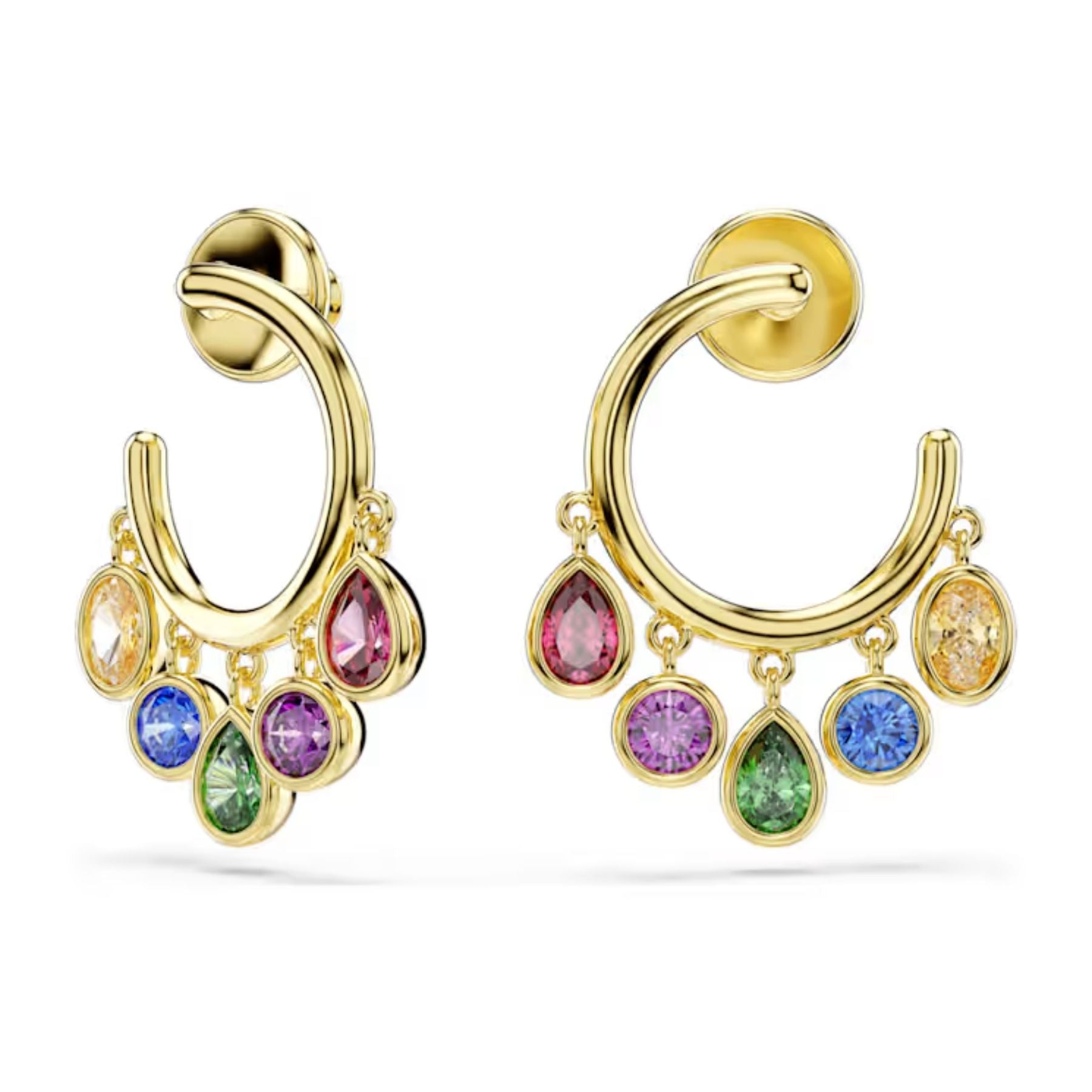 Swarovski Imber korvakorut, keltakullattu ja eriväriset zirkonit, 5753263