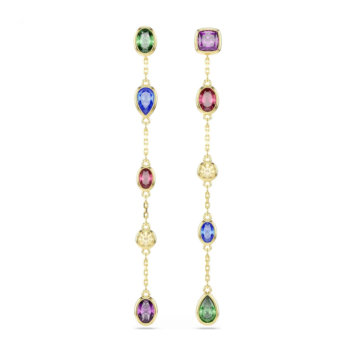 Swarovski Imber korvakorut, keltakullattu ja eriväriset zirkonit, 5753289