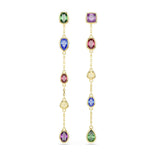 Swarovski Imber korvakorut, keltakullattu ja eriväriset zirkonit, 5753289