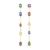 Swarovski Imber korvakorut, keltakullattu ja eriväriset zirkonit, 5753289