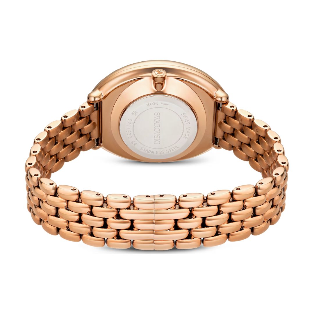 Swarovski Imber oval rannekello, ruusukullanväri ja kirkkaat kristallit, 5717532