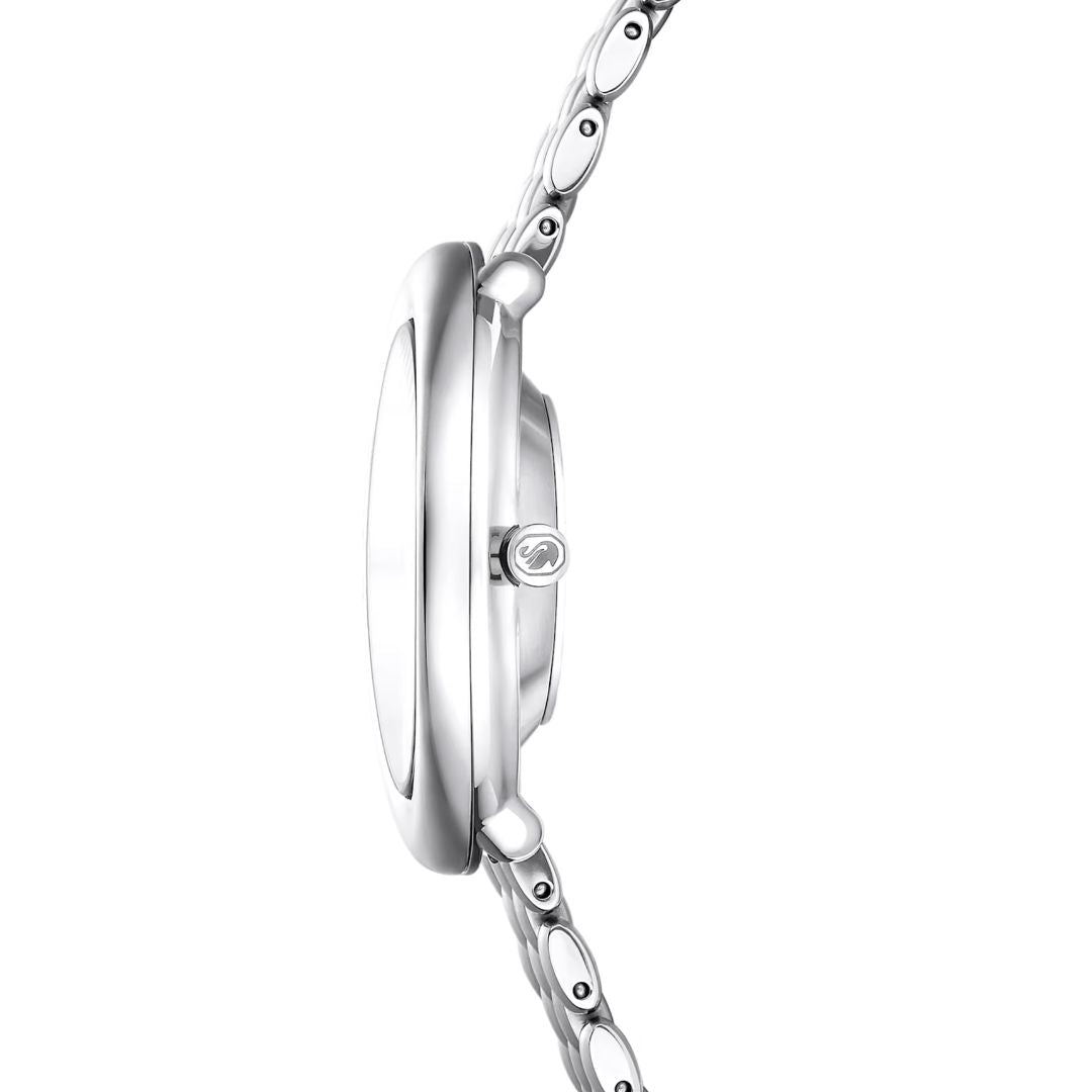 Swarovski Imber oval rannekello, vaalea metalli ja kirkkaat kristallit, 5717590