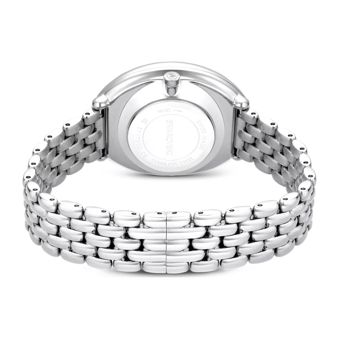 Swarovski Imber oval rannekello, vaalea metalli ja kirkkaat kristallit, 5717590