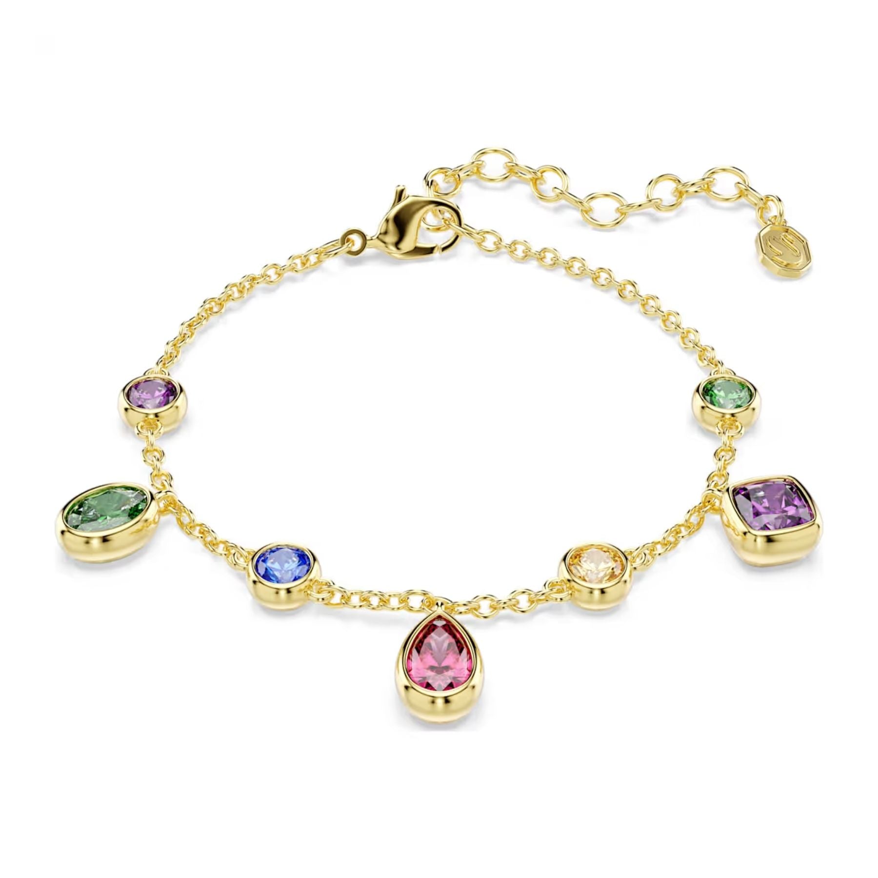 Swarovski Imber rannekoru, keltakullattu ja eriväriset zirkonit, 5759809