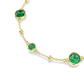 Swarovski Imber rannekoru, keltakullanväri ja vihreät kristallit, 5730676