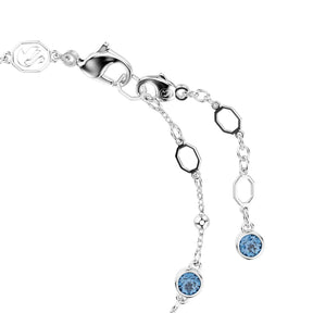 Swarovski Imber Bracelet, Rhodium Plated Metal and Blue Crystals, 5730679