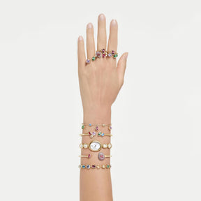Swarovski Imber rannerengas, keltakullattu ja eriväriset zirkonit, 5753258