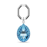 Swarovski Infinity avaimenperä, hopeanvärinen, siniset kristallit, 5666644