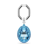 Swarovski Infinity avaimenperä, hopeanvärinen, siniset kristallit, 5666644