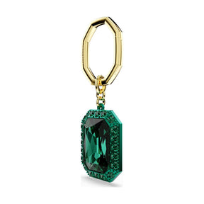 Swarovski Infinity avaimenperä, keltakullanvärinen, vihreät kristallit 5666643