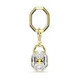 Swarovski Infinity avaimenperä, keltakullattu ja kirkas kristalli, 5733765
